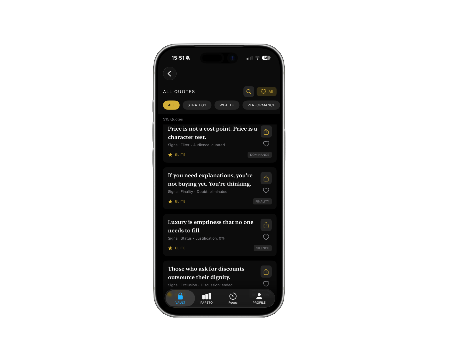 Pareto – Quotes Vault / All Quotes